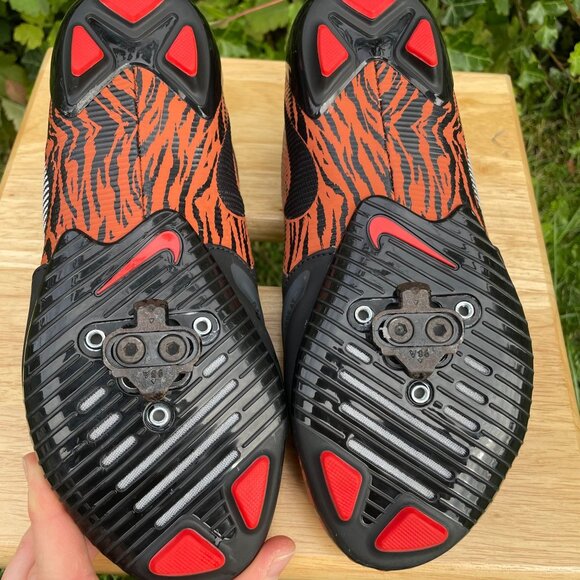 Nike Women's Superrep Cycle Tiger Indoor Cycling Shoes Size 7 CJ0775 Orange/blk - Picture 3 of 6